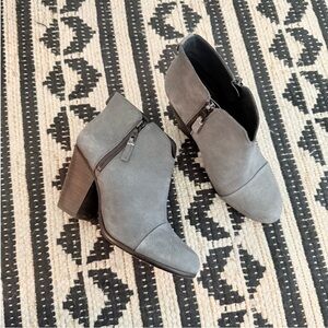 Rag & Bone | Gray Suede Leather Ankle Boots | Size 8